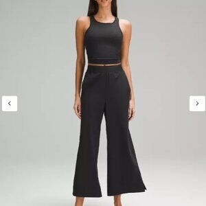 Lululemon Stretch Woven High-Rise Wide-Leg Cropped Pant